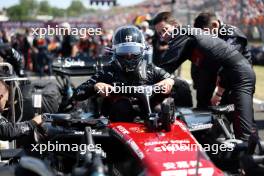 Valtteri Bottas (FIN) Alfa Romeo F1 Team C43 on the grid. 23.07.2023. Formula 1 World Championship, Rd 12, Hungarian Grand Prix, Budapest, Hungary, Race Day.