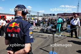 Adrian Newey (GBR) Red Bull Racing Chief Technical Officer on the grid. 23.07.2023. Formula 1 World Championship, Rd 12, Hungarian Grand Prix, Budapest, Hungary, Race Day.