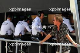 Nico Rosberg (GER) Sky Sports Presenter on the Mercedes AMG F1 pit gantry. 23.07.2023. Formula 1 World Championship, Rd 12, Hungarian Grand Prix, Budapest, Hungary, Race Day.