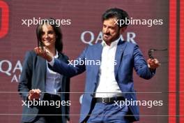 Mohammed Bin Sulayem (UAE) FIA President on the podium. 23.07.2023. Formula 1 World Championship, Rd 12, Hungarian Grand Prix, Budapest, Hungary, Race Day.