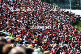 Circuit atmosphere - fans in the grandstand. 22.07.2023. Formula 1 World Championship, Rd 12, Hungarian Grand Prix, Budapest, Hungary, Qualifying Day.