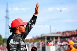 Psitr Lewis Hamilton (GBR) Mercedes AMG F1 in qualifying parc ferme. 22.07.2023. Formula 1 World Championship, Rd 12, Hungarian Grand Prix, Budapest, Hungary, Qualifying Day.