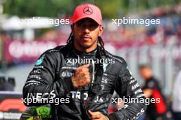 Pole sitter Lewis Hamilton (GBR) Mercedes AMG F1 in qualifying parc ferme. 22.07.2023. Formula 1 World Championship, Rd 12, Hungarian Grand Prix, Budapest, Hungary, Qualifying Day.