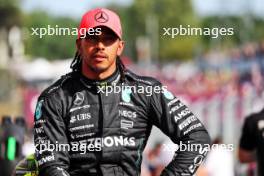 Pole sitter Lewis Hamilton (GBR) Mercedes AMG F1 in qualifying parc ferme. 22.07.2023. Formula 1 World Championship, Rd 12, Hungarian Grand Prix, Budapest, Hungary, Qualifying Day.