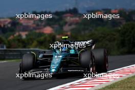 Fernando Alonso (ESP) Aston Martin F1 Team AMR23. 22.07.2023. Formula 1 World Championship, Rd 12, Hungarian Grand Prix, Budapest, Hungary, Qualifying Day.
