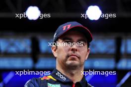 Sergio Perez (MEX) Red Bull Racing on the FanZone Stage. 22.07.2023. Formula 1 World Championship, Rd 12, Hungarian Grand Prix, Budapest, Hungary, Qualifying Day.