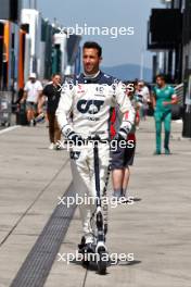 Daniel Ricciardo (AUS) AlphaTauri. 20.07.2023. Formula 1 World Championship, Rd 12, Hungarian Grand Prix, Budapest, Hungary, Preparation Day.