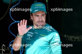 Fernando Alonso (ESP) Aston Martin F1 Team. 20.07.2023. Formula 1 World Championship, Rd 12, Hungarian Grand Prix, Budapest, Hungary, Preparation Day.