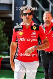 Carlos Sainz Jr (ESP) Ferrari. 20.07.2023. Formula 1 World Championship, Rd 12, Hungarian Grand Prix, Budapest, Hungary, Preparation Day.