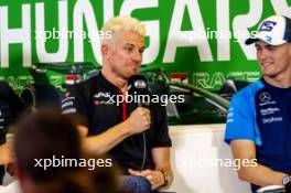 Nico Hulkenberg (GER) Haas F1 Team in the FIA Press Conference. 20.07.2023. Formula 1 World Championship, Rd 12, Hungarian Grand Prix, Budapest, Hungary, Preparation Day.