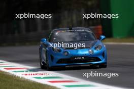 Alpine A110R - Pirelli Hot Laps. 01.09.2023. Formula 1 World Championship, Rd 15, Italian Grand Prix, Monza, Italy, Practice Day.