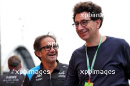 (L to R): Davide Brivio (ITA) Alpine F1 Team Racing Director with Mattia Binotto (ITA). 01.09.2023. Formula 1 World Championship, Rd 15, Italian Grand Prix, Monza, Italy, Practice Day.