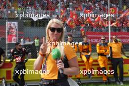 Sophie Ogg (GBR) McLaren Communications Director on the grid. 03.09.2023. Formula 1 World Championship, Rd 15, Italian Grand Prix, Monza, Italy, Race Day.