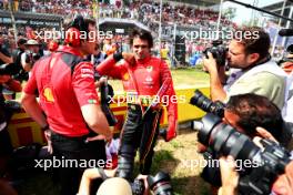 Carlos Sainz Jr (ESP) Ferrari on the grid. 03.09.2023. Formula 1 World Championship, Rd 15, Italian Grand Prix, Monza, Italy, Race Day.