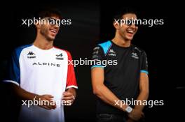 Pierre Gasly (FRA), Alpine F1 Team and Esteban Ocon (FRA), Alpine F1 Team  02.09.2023. Formula 1 World Championship, Rd 15, Italian Grand Prix, Monza, Italy, Qualifying Day.