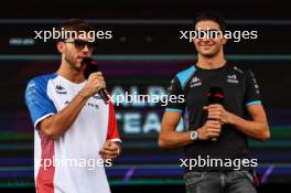 Pierre Gasly (FRA), Alpine F1 Team and Esteban Ocon (FRA), Alpine F1 Team  02.09.2023. Formula 1 World Championship, Rd 15, Italian Grand Prix, Monza, Italy, Qualifying Day.