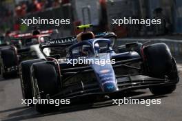 Logan Sargeant (USA) Williams Racing FW45 leaves the pits. 02.09.2023. Formula 1 World Championship, Rd 15, Italian Grand Prix, Monza, Italy, Qualifying Day.