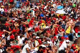 Circuit atmosphere - fans in the grandstand. 02.09.2023. Formula 1 World Championship, Rd 15, Italian Grand Prix, Monza, Italy, Qualifying Day.