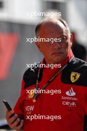 Frederic Vasseur (FRA) Ferrari Team Principal. 31.08.2023. Formula 1 World Championship, Rd 15, Italian Grand Prix, Monza, Italy, Preparation Day.