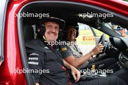 Guenther Steiner (ITA) Haas F1 Team Prinicipal and Mario Isola (ITA) Pirelli Racing Manager - Pirelli Hot Laps. 31.08.2023. Formula 1 World Championship, Rd 15, Italian Grand Prix, Monza, Italy, Preparation Day.