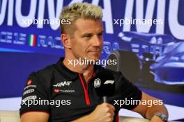 Nico Hulkenberg (GER) Haas F1 Team in the FIA Press Conference. 31.08.2023. Formula 1 World Championship, Rd 15, Italian Grand Prix, Monza, Italy, Preparation Day.