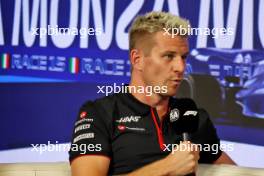 Nico Hulkenberg (GER) Haas F1 Team in the FIA Press Conference. 31.08.2023. Formula 1 World Championship, Rd 15, Italian Grand Prix, Monza, Italy, Preparation Day.