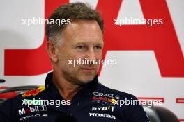 Christian Horner (GBR) Red Bull Racing Team Principal in the FIA Press Conference. 22.09.2023. Formula 1 World Championship, Rd 17, Japanese Grand Prix, Suzuka, Japan, Practice Day.