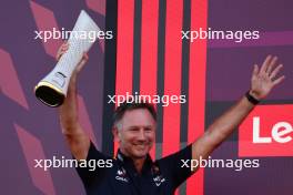 Christian Horner (GBR) Red Bull Racing Team Principal celebrates on the podium. 24.09.2023. Formula 1 World Championship, Rd 17, Japanese Grand Prix, Suzuka, Japan, Race Day.