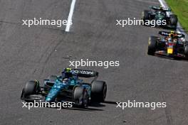 Fernando Alonso (ESP) Aston Martin F1 Team AMR23. 24.09.2023. Formula 1 World Championship, Rd 17, Japanese Grand Prix, Suzuka, Japan, Race Day.