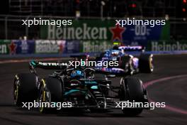 George Russell (GBR) Mercedes AMG F1 W14. 18.11.2023. Formula 1 World Championship, Rd 22, Las Vegas Grand Prix, Las Vegas, Nevada, USA, Race Day.