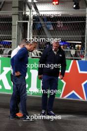 Niels Wittich (GER) FIA F1 Race Director and Steve Nielsen (GBR) FIA Sporting Director inspect the circuit. 18.11.2023. Formula 1 World Championship, Rd 22, Las Vegas Grand Prix, Las Vegas, Nevada, USA, Race Day.