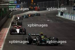 Lewis Hamilton (GBR) Mercedes AMG F1 W14. 18.11.2023. Formula 1 World Championship, Rd 22, Las Vegas Grand Prix, Las Vegas, Nevada, USA, Race Day.