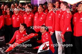 Charles Leclerc (MON) Ferrari and Carlos Sainz Jr (ESP) Ferrari at a team photograph. 18.11.2023. Formula 1 World Championship, Rd 22, Las Vegas Grand Prix, Las Vegas, Nevada, USA, Race Day.