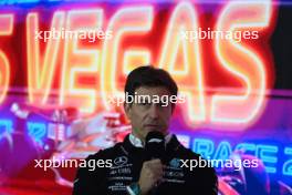 Toto Wolff (GER) Mercedes AMG F1 Shareholder and Executive Director in the first practice session. 16.11.2023. Formula 1 World Championship, Rd 22, Las Vegas Grand Prix, Las Vegas, Nevada, USA, Practice Day.