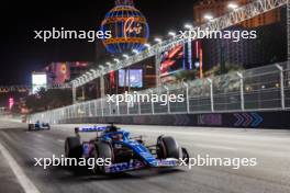 Esteban Ocon (FRA) Alpine F1 Team A523. 16.11.2023. Formula 1 World Championship, Rd 22, Las Vegas Grand Prix, Las Vegas, Nevada, USA, Practice Day.
