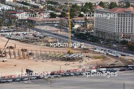 The building site of the pit complex. 09.12.2022. Las Vegas Preview, USA