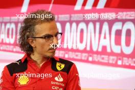 Laurent Mekies (FRA) Ferrari Sporting Director in the FIA Press Conference. 26.05.2023. Formula 1 World Championship, Rd 7, Monaco Grand Prix, Monte Carlo, Monaco, Practice Day.
