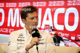 James Vowles (GBR) Williams Racing Team Principal in the FIA Press Conference. 26.05.2023. Formula 1 World Championship, Rd 7, Monaco Grand Prix, Monte Carlo, Monaco, Practice Day.