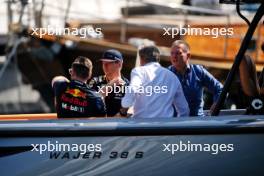 Max Verstappen (NLD) Red Bull Racing with father Jos Verstappen (NLD). 26.05.2023. Formula 1 World Championship, Rd 7, Monaco Grand Prix, Monte Carlo, Monaco, Practice Day.