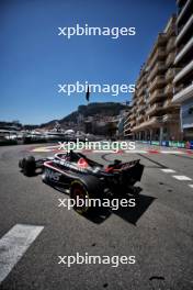 Nico Hulkenberg (GER) with debris flying from his Haas VF-23. 26.05.2023. Formula 1 World Championship, Rd 7, Monaco Grand Prix, Monte Carlo, Monaco, Practice Day.