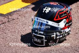 The helmet of Valtteri Bottas (FIN) Alfa Romeo F1 Team. 26.05.2023. Formula 1 World Championship, Rd 7, Monaco Grand Prix, Monte Carlo, Monaco, Practice Day.