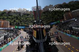 Esteban Ocon (FRA) Alpine F1 Team A523 in the pits. 26.05.2023. Formula 1 World Championship, Rd 7, Monaco Grand Prix, Monte Carlo, Monaco, Practice Day.
