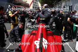 Zhou Guanyu (CHN) Alfa Romeo F1 Team C43 on the grid. 28.05.2023. Formula 1 World Championship, Rd 7, Monaco Grand Prix, Monte Carlo, Monaco, Race Day.