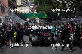 George Russell (GBR) Mercedes AMG F1 W14 on the grid. 28.05.2023. Formula 1 World Championship, Rd 7, Monaco Grand Prix, Monte Carlo, Monaco, Race Day.