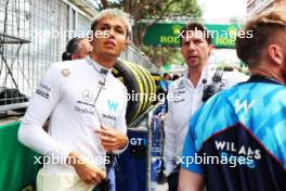 Alexander Albon (THA) Williams Racing with James Vowles (GBR) Williams Racing Team Principal on the grid. 28.05.2023. Formula 1 World Championship, Rd 7, Monaco Grand Prix, Monte Carlo, Monaco, Race Day.