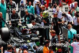 Lewis Hamilton (GBR) Mercedes AMG F1 W14 on the grid. 28.05.2023. Formula 1 World Championship, Rd 7, Monaco Grand Prix, Monte Carlo, Monaco, Race Day.