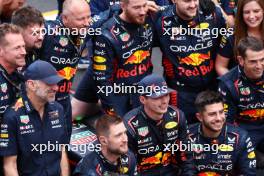 Race winner Max Verstappen (NLD) Red Bull Racing celebrates with the team. 28.05.2023. Formula 1 World Championship, Rd 7, Monaco Grand Prix, Monte Carlo, Monaco, Race Day.