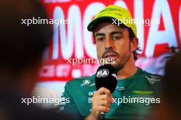 Fernando Alonso (ESP) Aston Martin F1 Team in the post race FIA Press Conference. 28.05.2023. Formula 1 World Championship, Rd 7, Monaco Grand Prix, Monte Carlo, Monaco, Race Day.