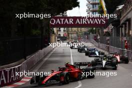 Carlos Sainz Jr (ESP) Ferrari SF-23 at the start of the race. 28.05.2023. Formula 1 World Championship, Rd 7, Monaco Grand Prix, Monte Carlo, Monaco, Race Day.