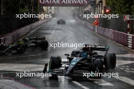 George Russell (GBR) Mercedes AMG F1 W14 runs wide. 28.05.2023. Formula 1 World Championship, Rd 7, Monaco Grand Prix, Monte Carlo, Monaco, Race Day.